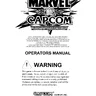 Marvel VS manual (Capcom)
