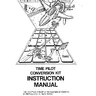 Time Pilot conversion kit instructions (Konami)