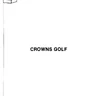 Crown Golf manual (Nasco)