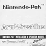 Arcade Arm Wrestling By Pak Installation operation manual (Nintendo)