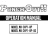Arcade Punch Out By operation manual (Nintendo)