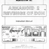 Arkanoid Revenge Of Doh instruction manual (Taito)